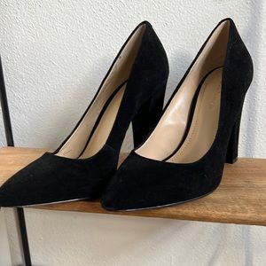 BCBGeneration Pumps - Black Suede Size 7 - worn once